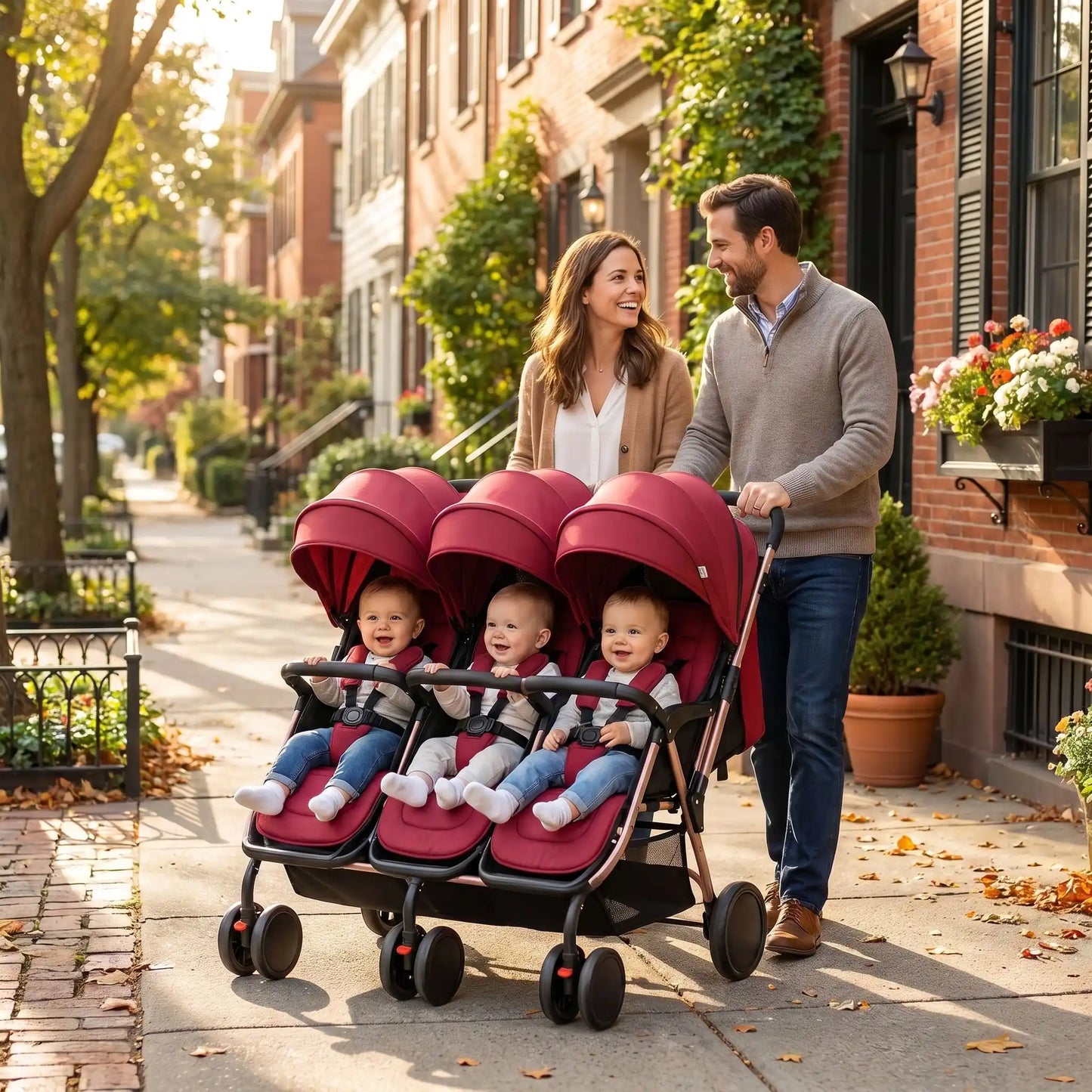 poussette trio bebe | Tout-Terrain