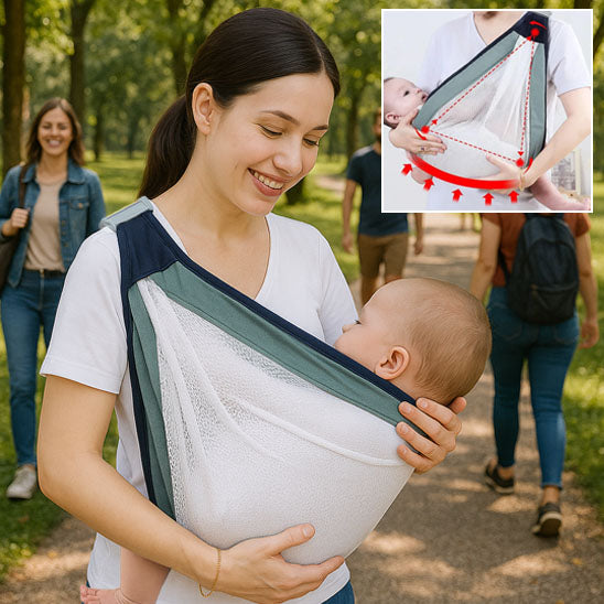 Echarpe de portage | Ergonomique 0-20kg